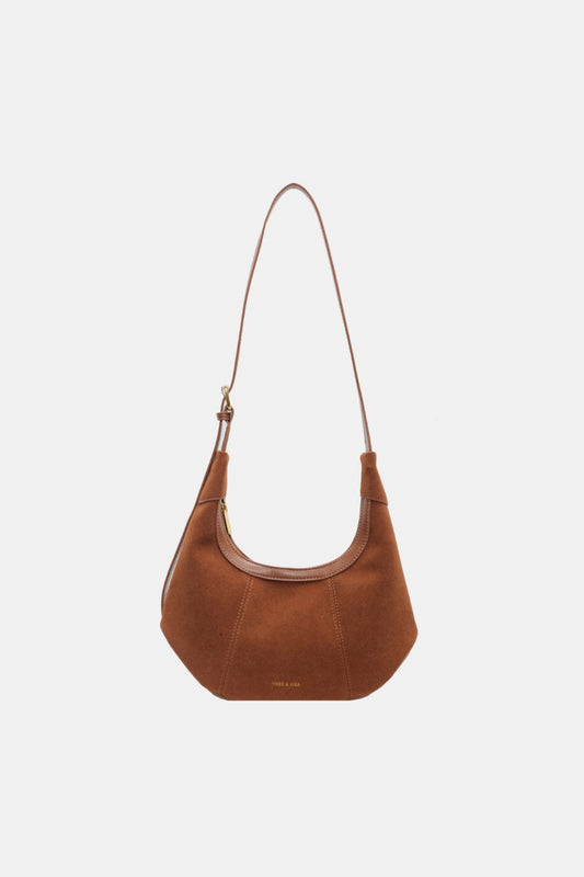 The Windsor Suede Adjustable Strap Shoulder Bag