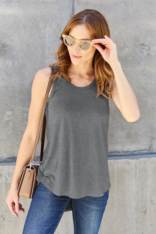 Oversized Round Neck Tank