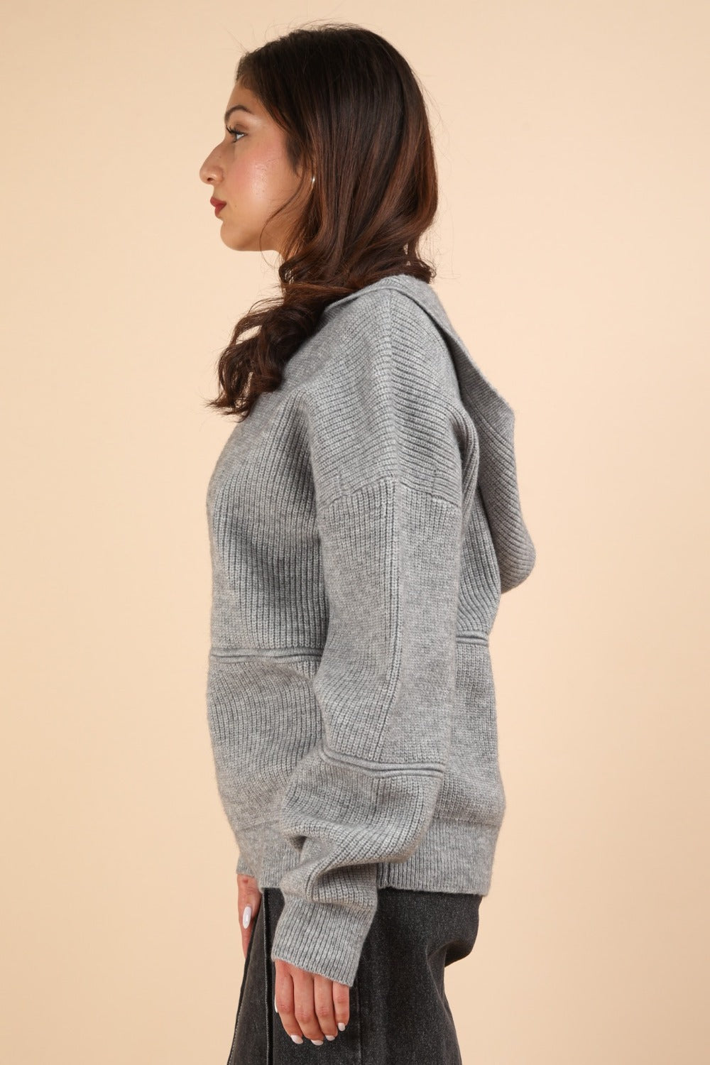 The Vienna Hooded Knit Sweater