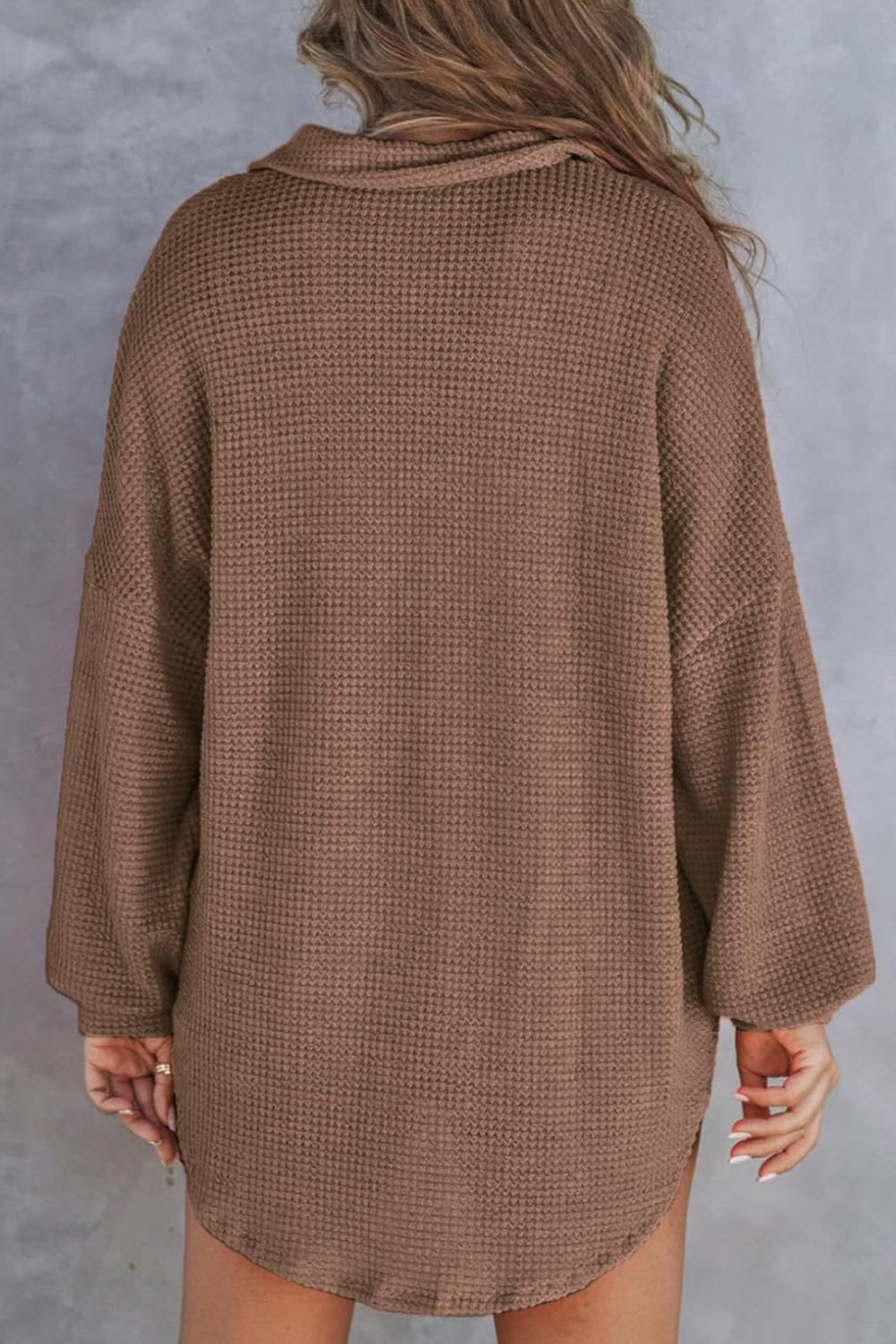 The Senora Collard Waffle Knit Shirt