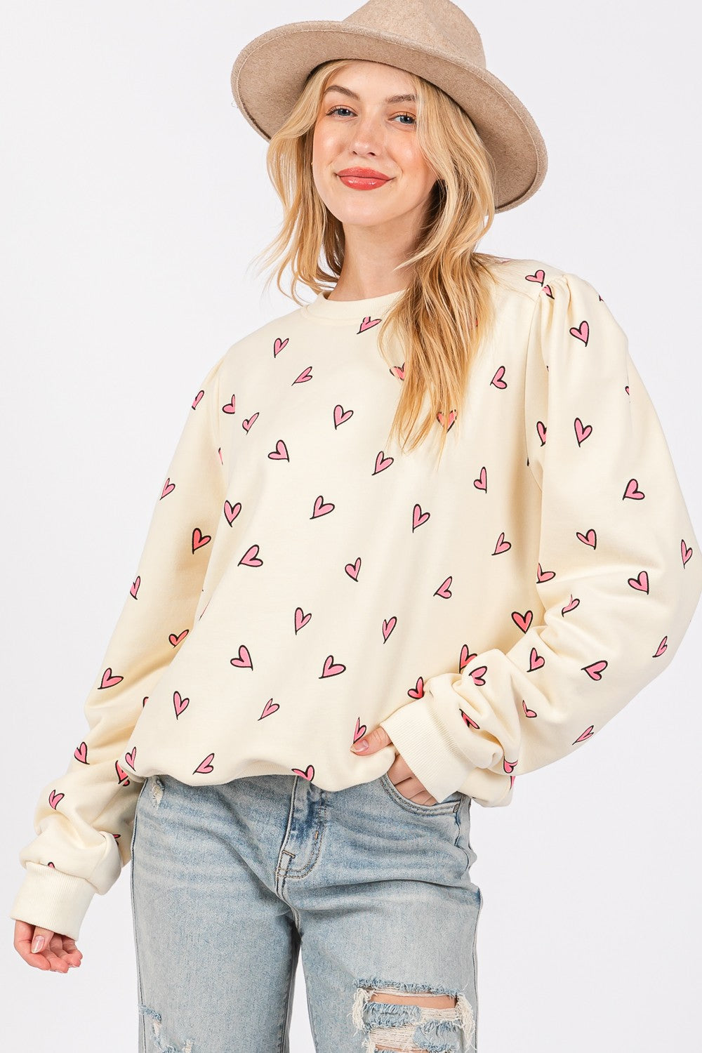 The Brighton Heart Printed Sweatshirt