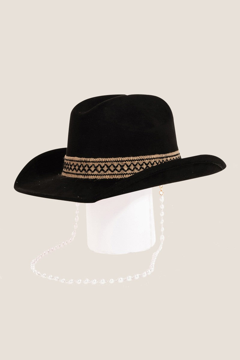 Ornate Band Cowboy Hat