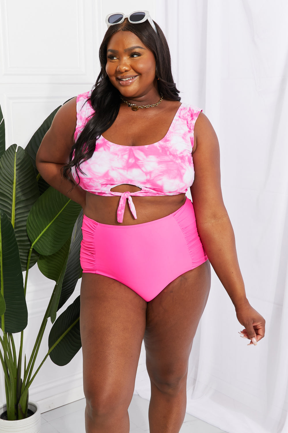 NEW! Pretty in Pink Tie Dye Swim Suit