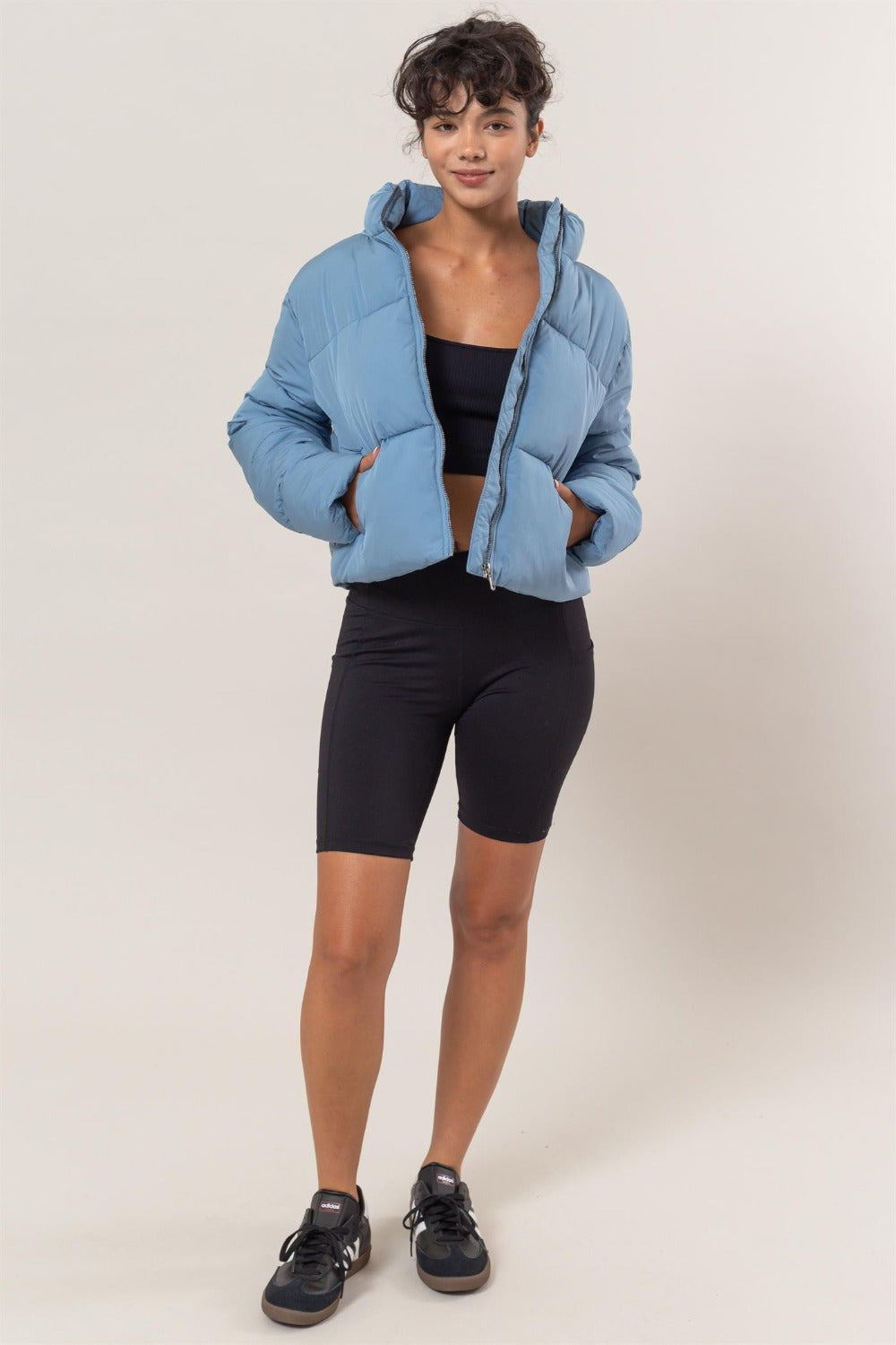 The Juna Drawstring Puffer Jacket