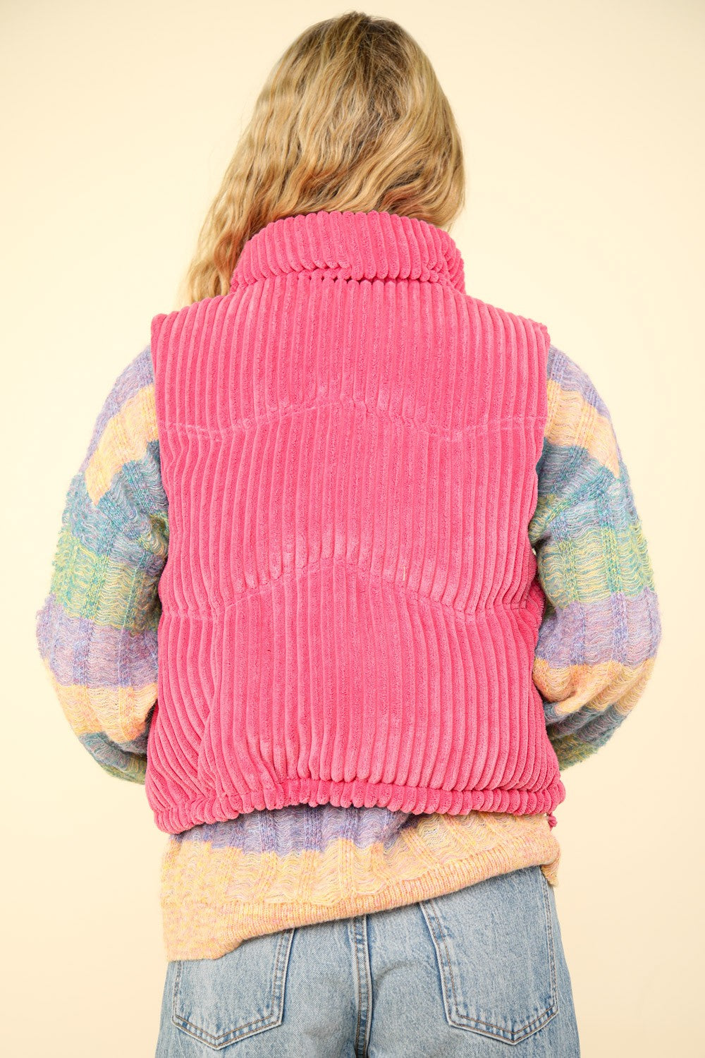 The Kit Corduroy Puffer Vest