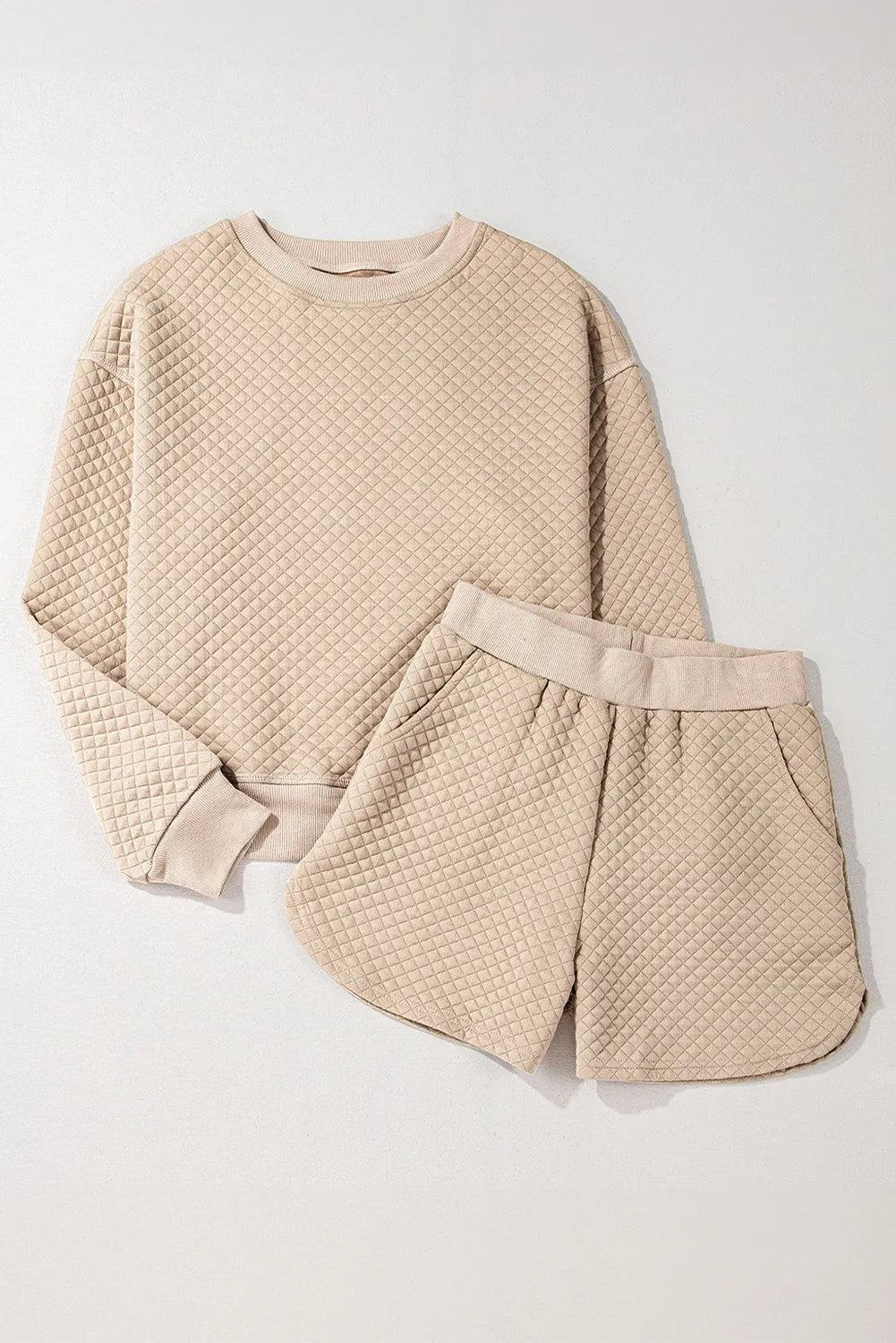 The Turner Quilted Long Sleeve Top and Shorts Set