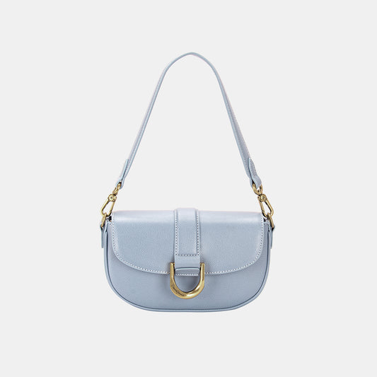 NEW! The Everyday Leather Buckle Shoulder Bag