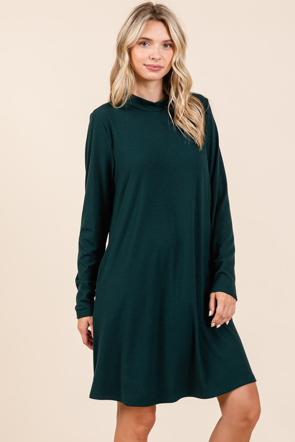 The Ellery Long Sleeve Dress with Pockets