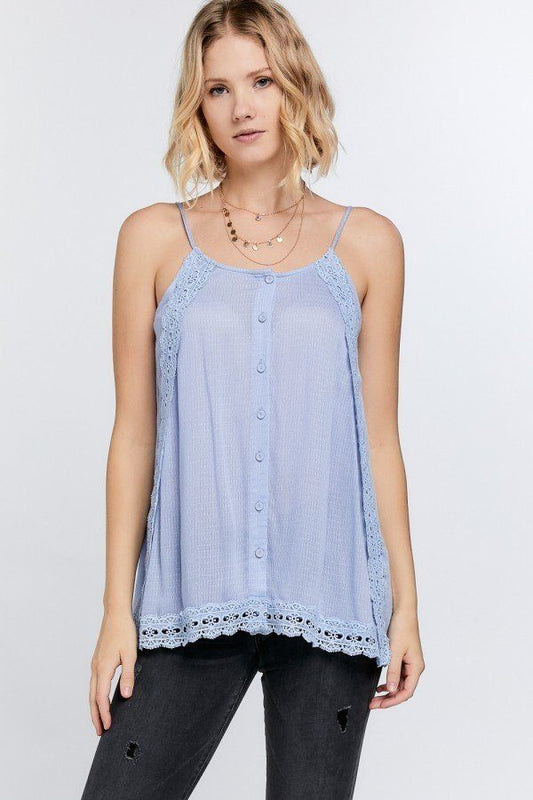 NEW! Boho Scallop Lace Cami