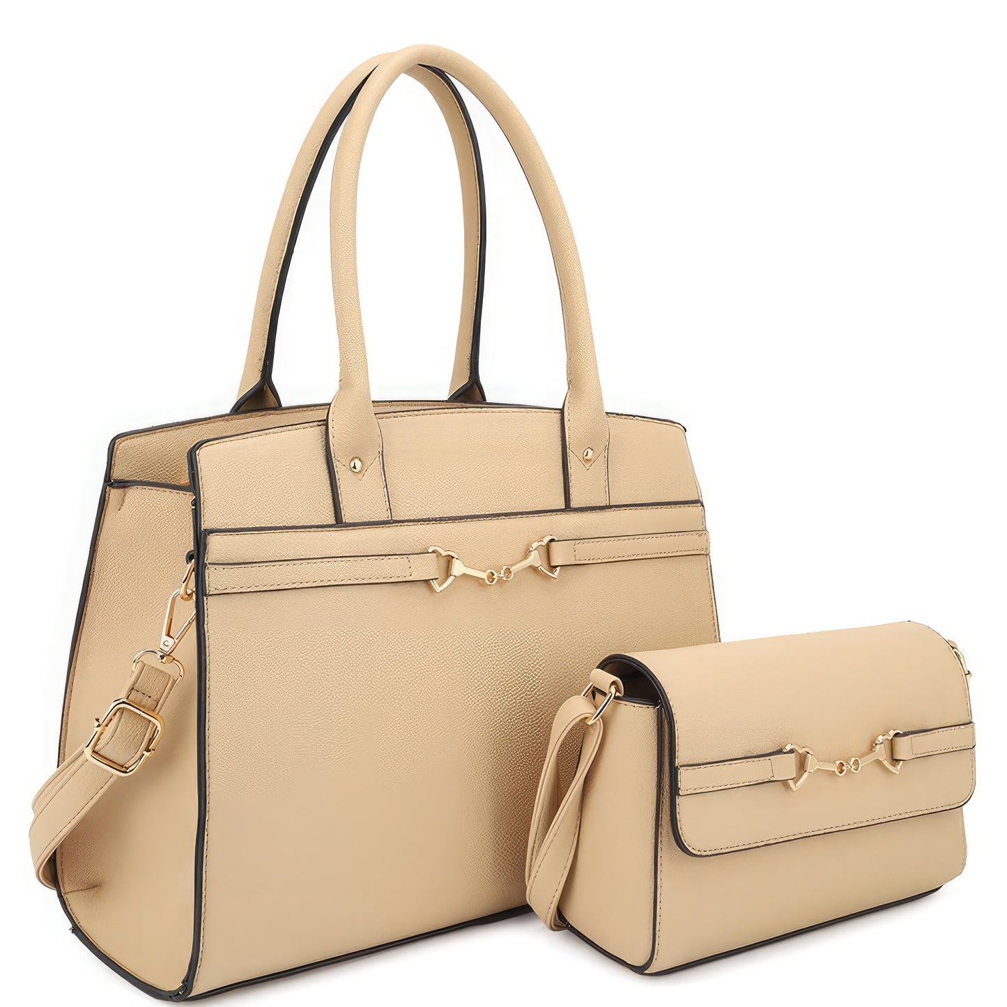 2in1 Satchel With Crossbody Bag