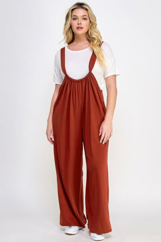 NEW! French Terry Wide Leg Jumper