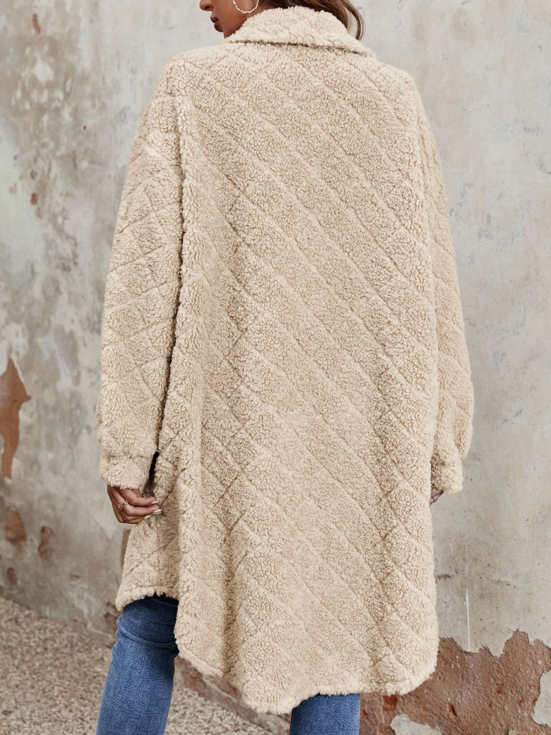 The Shay Fuzzy Long Coat