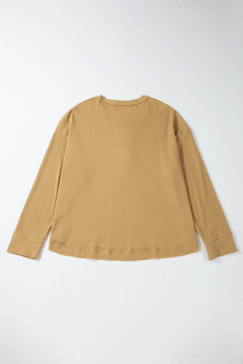 The Magnolia Waffle-Knit Long Sleeve Top