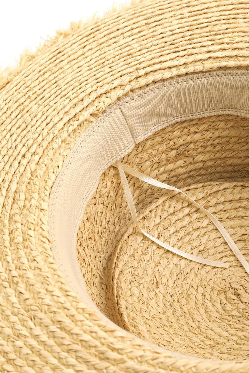 Straw Braided Short Brim