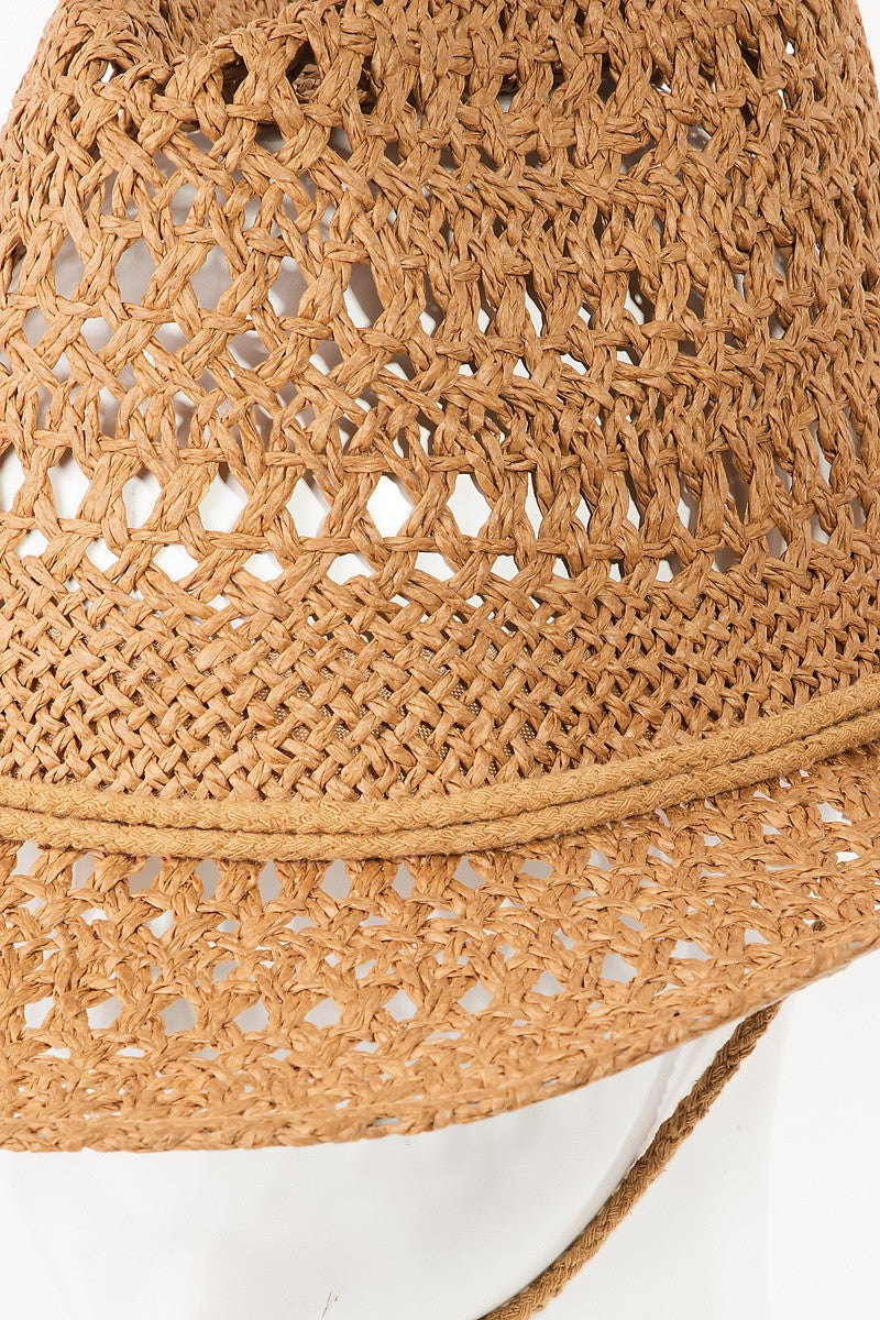 Rope Strap Straw Braided Hat