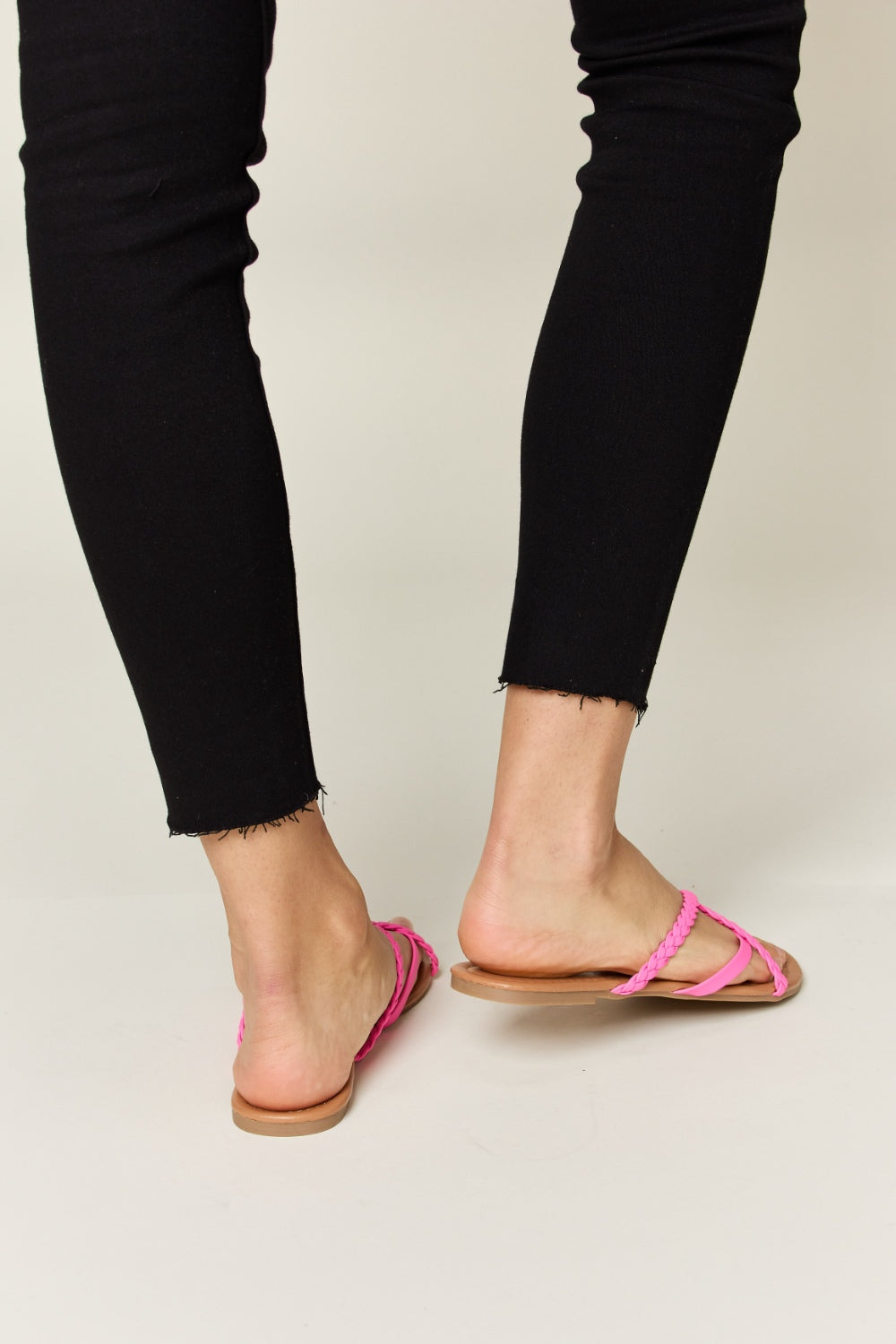 Crisscross Leather Sandals