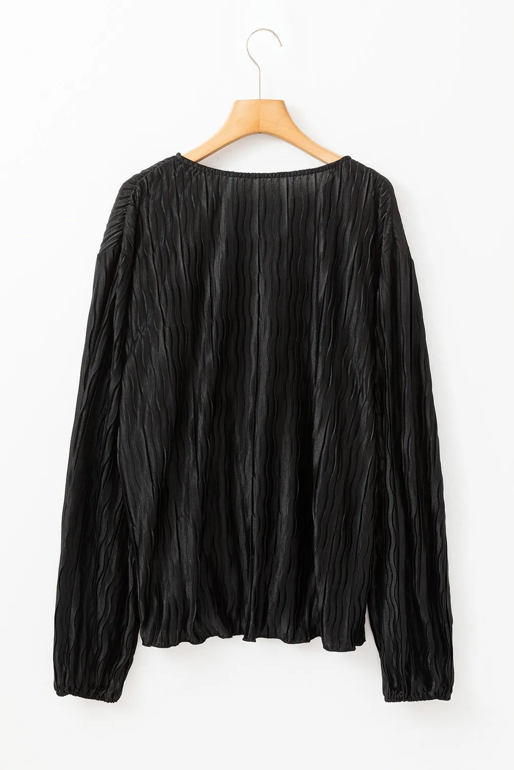 The Willa Tie Neck Long Sleeve Blouse