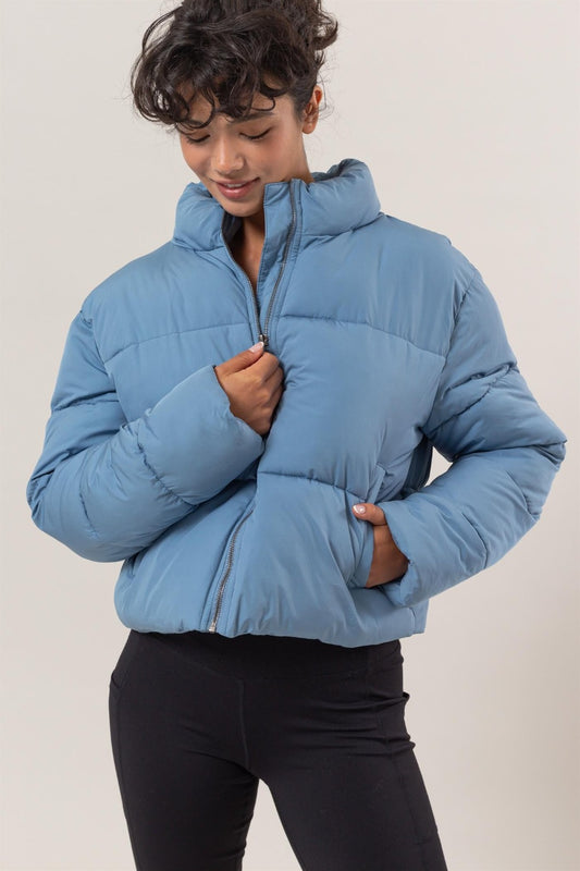 The Juna Drawstring Puffer Jacket