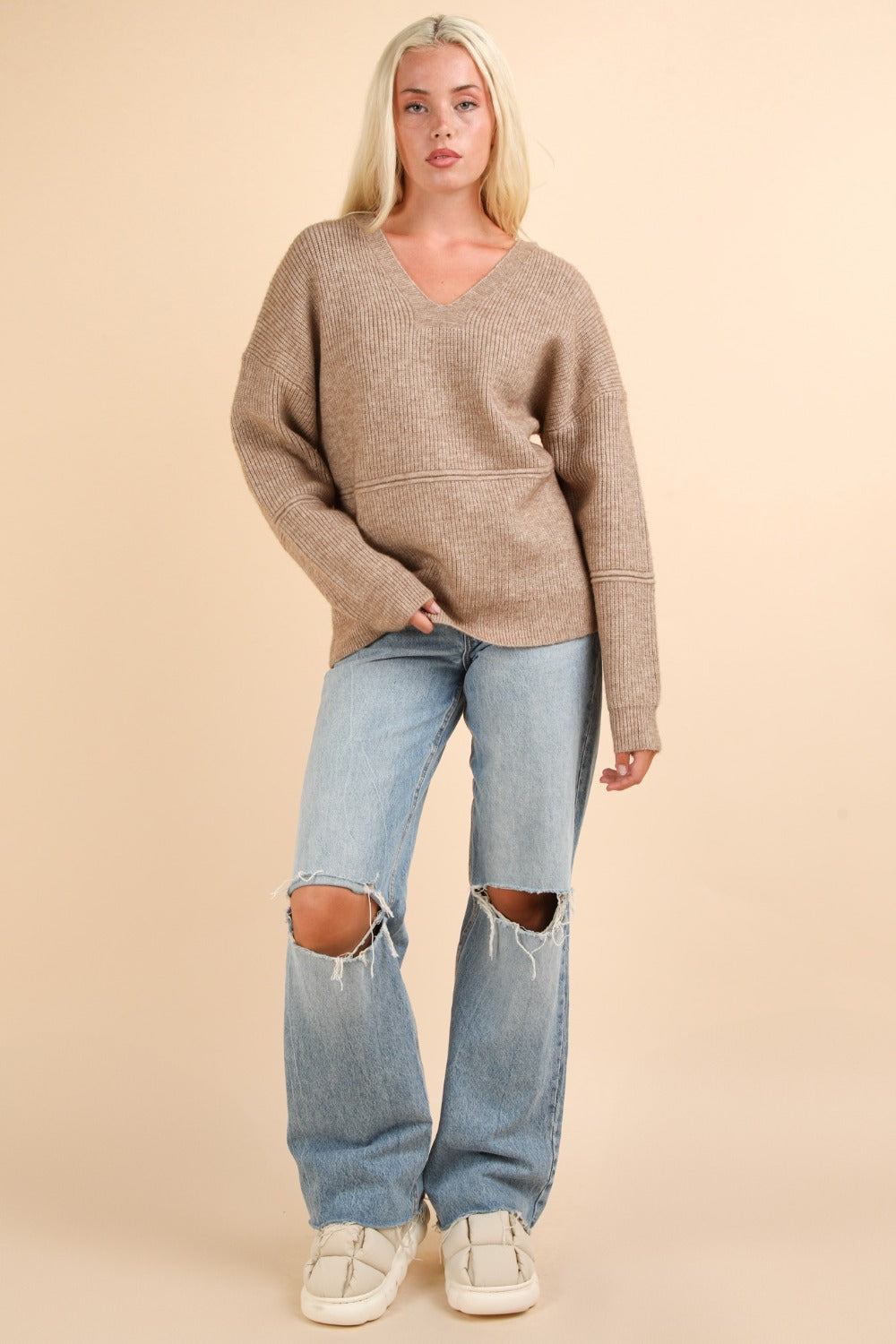 The Vienna Hooded Knit Sweater