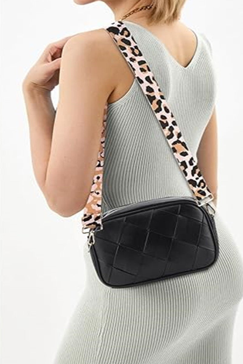 The Kizzy Cassette Woven Crossbody Bag