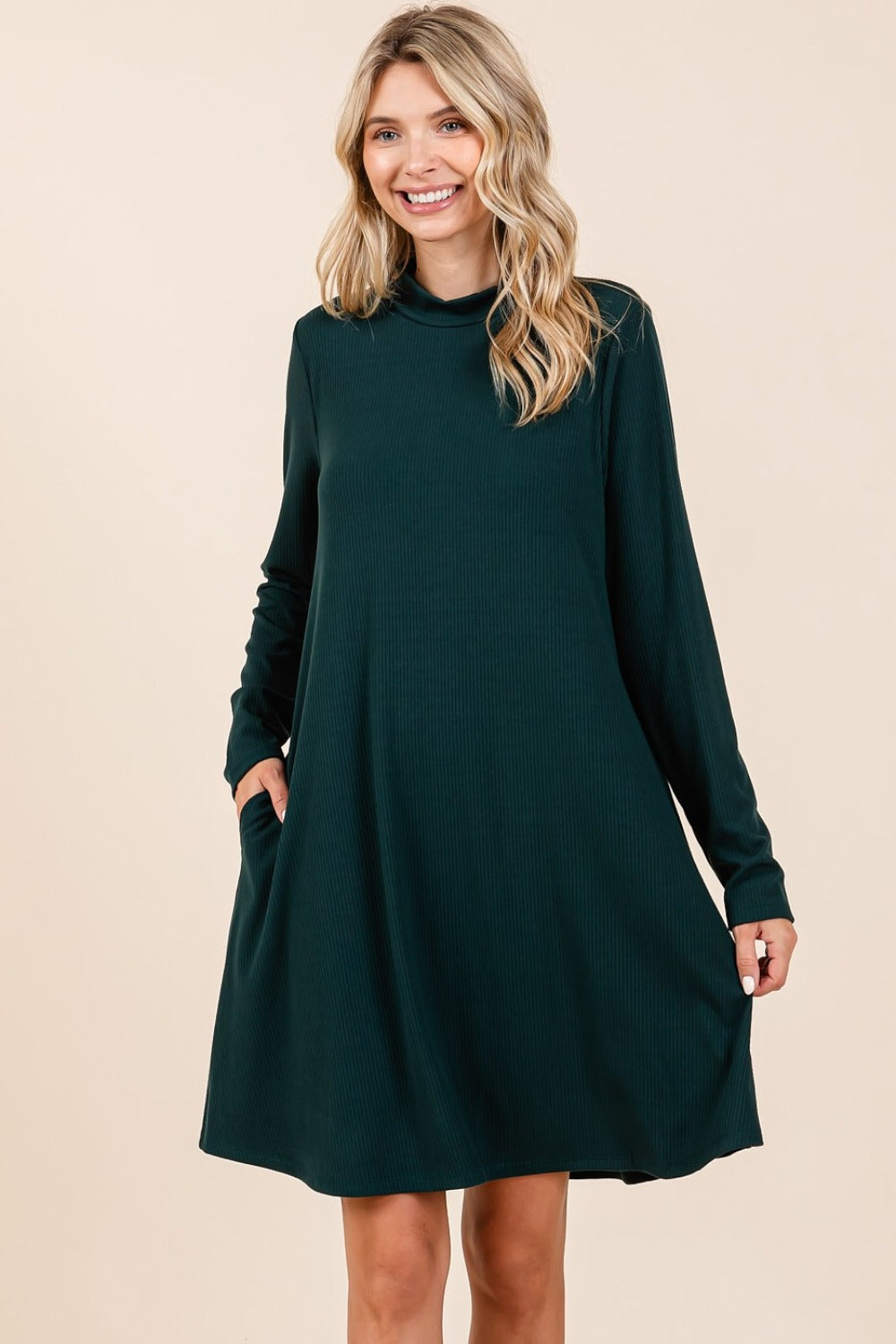 The Ellery Long Sleeve Dress with Pockets