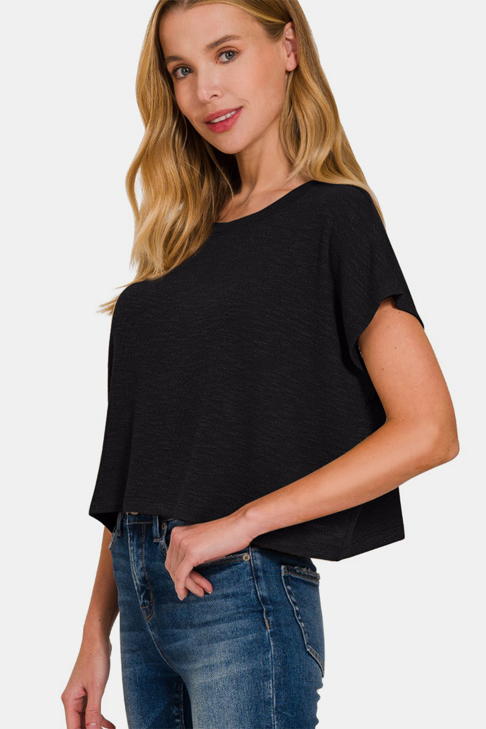 Oversized Crop Tee