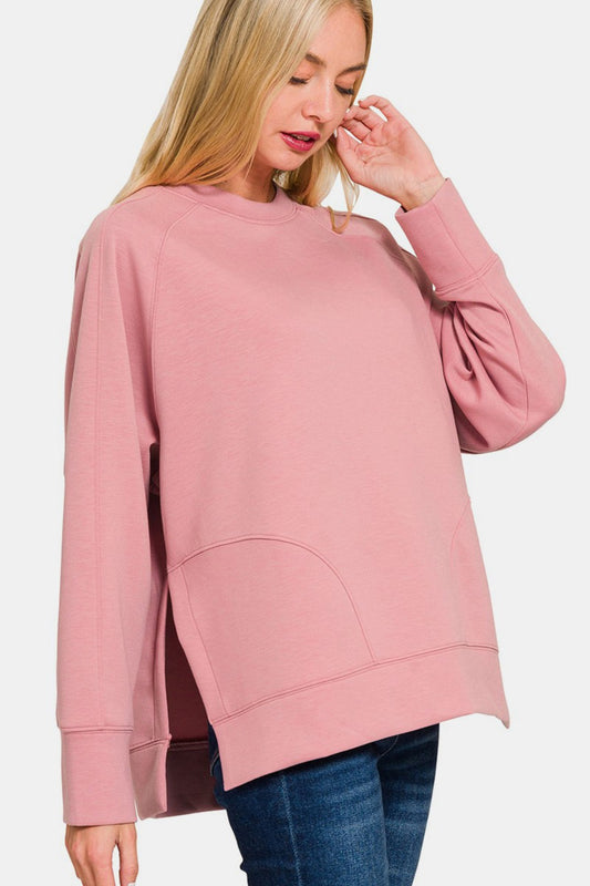 The Hollis Side Slit Sweatshirt