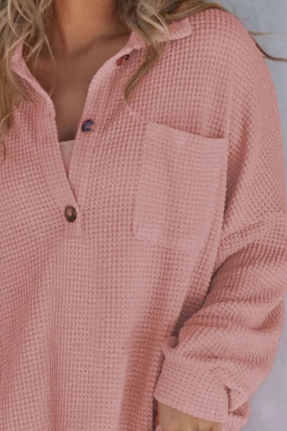 The Senora Collard Waffle Knit Shirt