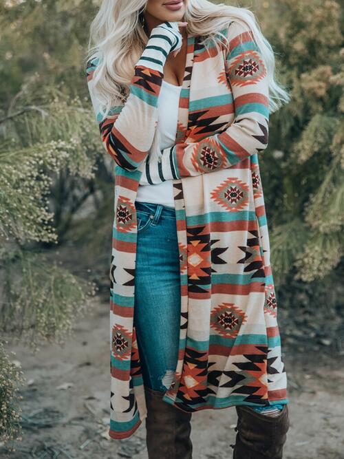 The Natalia Aztec Print Duster