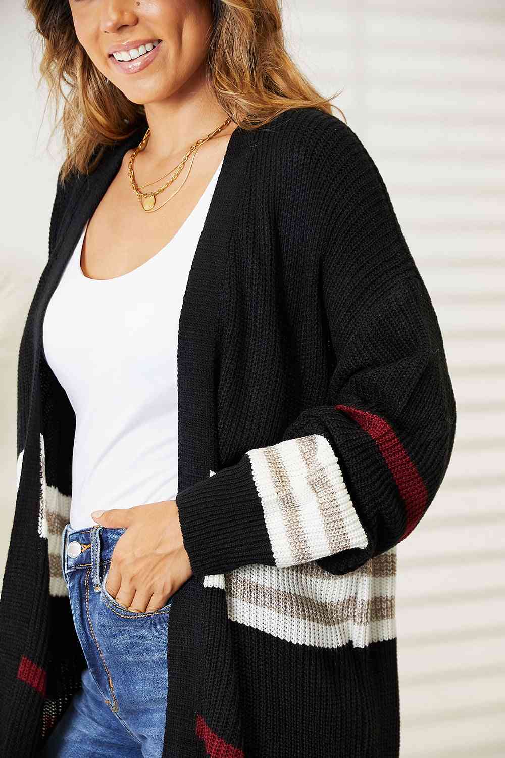 The Kinley Striped Cardigan