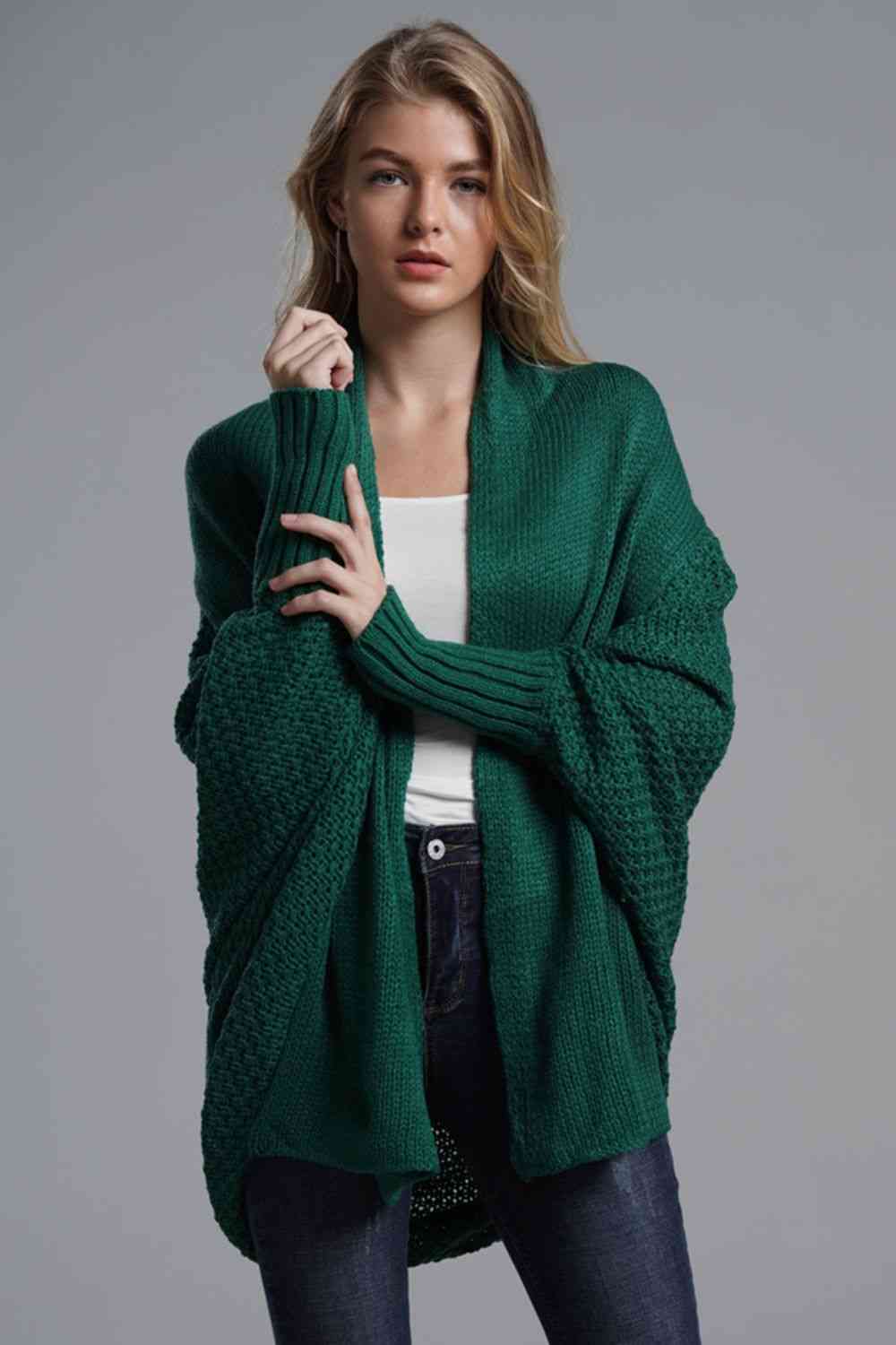 The Sadie Dolman Open Front Cardigan