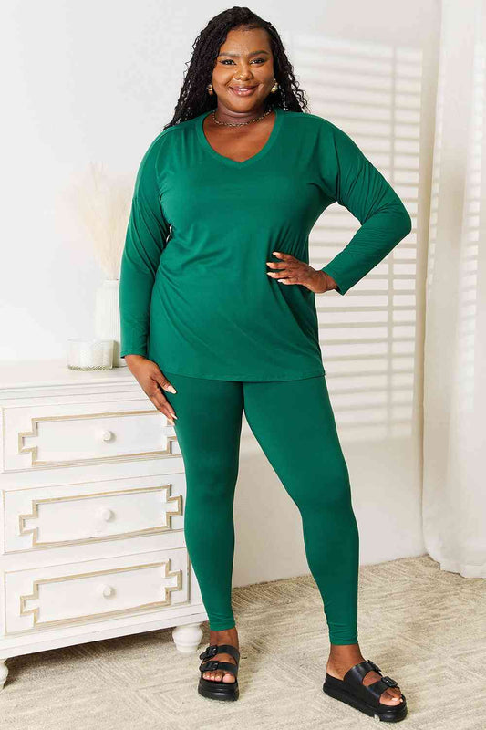 The Savani Long Sleeve Top and Leggings Set