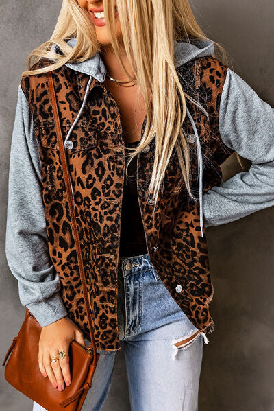 The Macie Hooded Denim Jacket