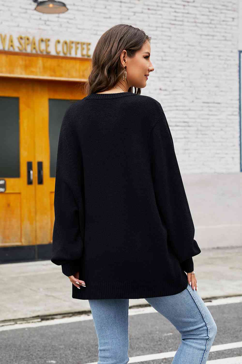 The Brynlee Oversized Knit Sweater