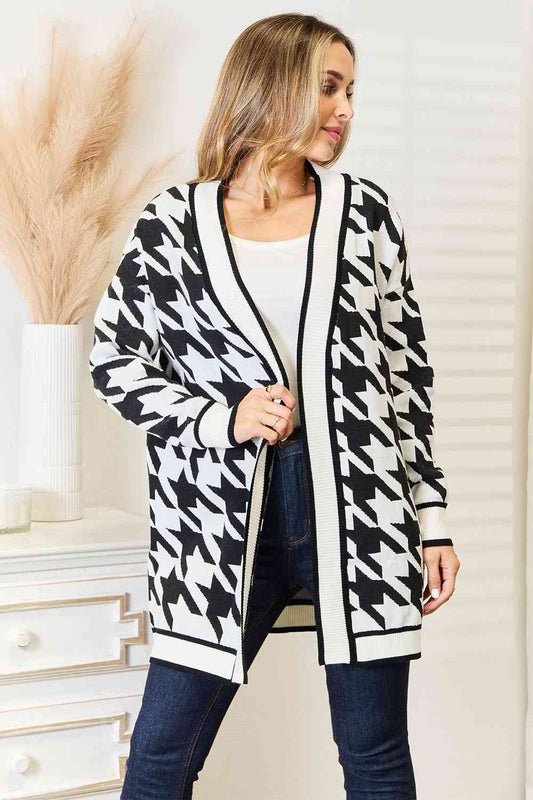 The Victoria Houndstooth Cardigan