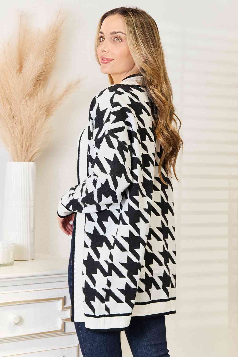 The Victoria Houndstooth Cardigan