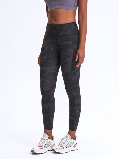 The Vida Wide Waistband Leggings with Pockets