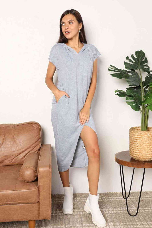 The Aspen Lounge Hooded Dress