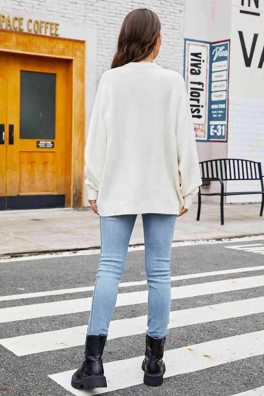 The Brynlee Oversized Knit Sweater