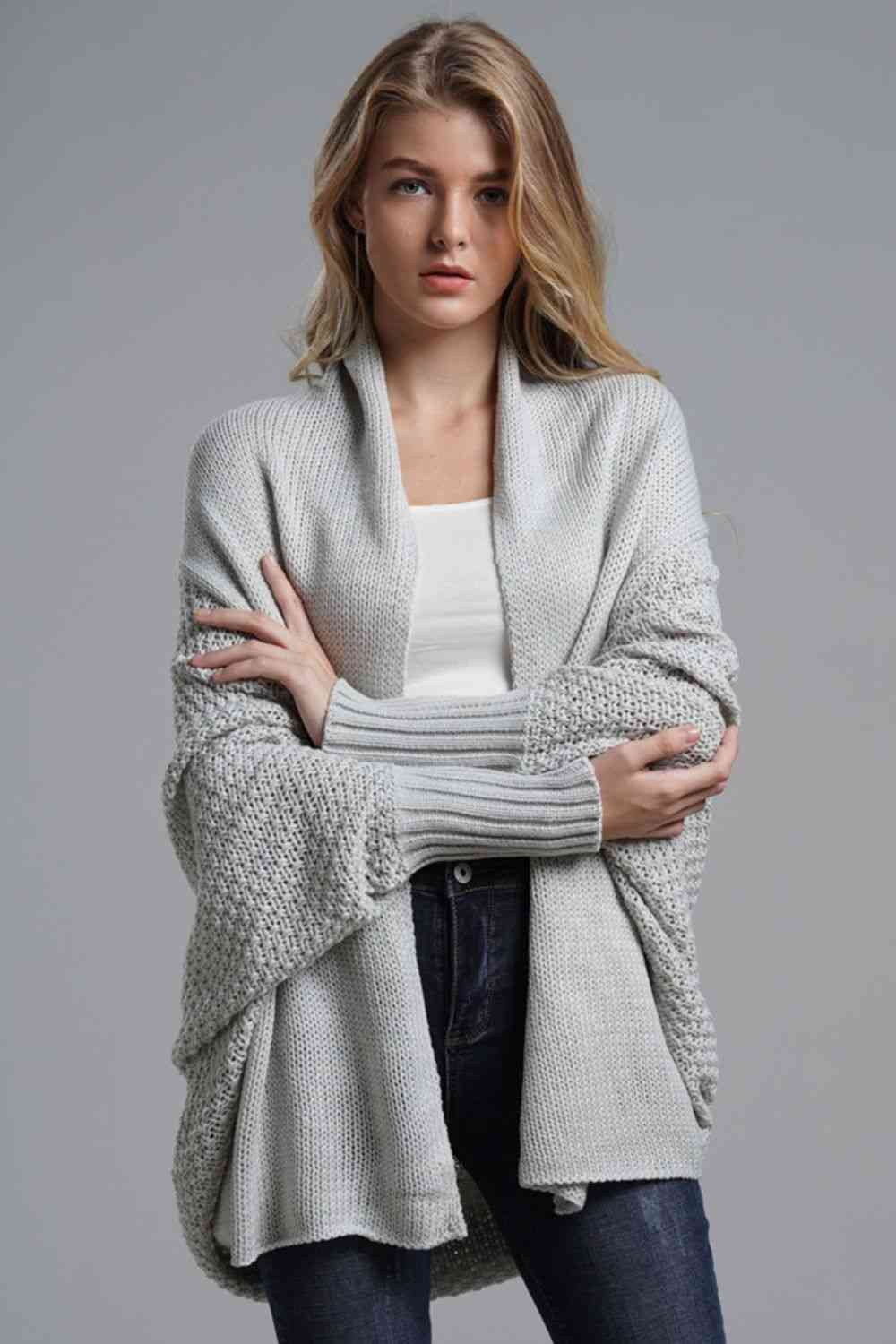 The Sadie Dolman Open Front Cardigan