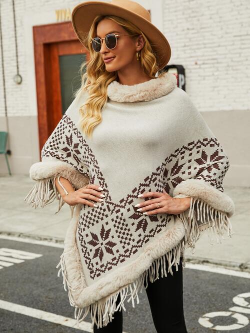 The Nyla Cape Sleeve Poncho