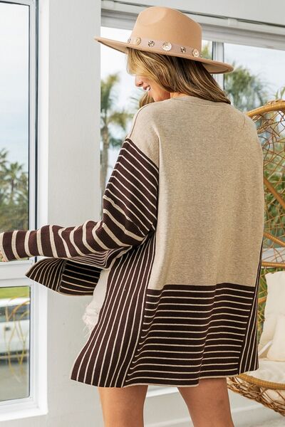 The Demi Over Sized High Low Long Sleeve