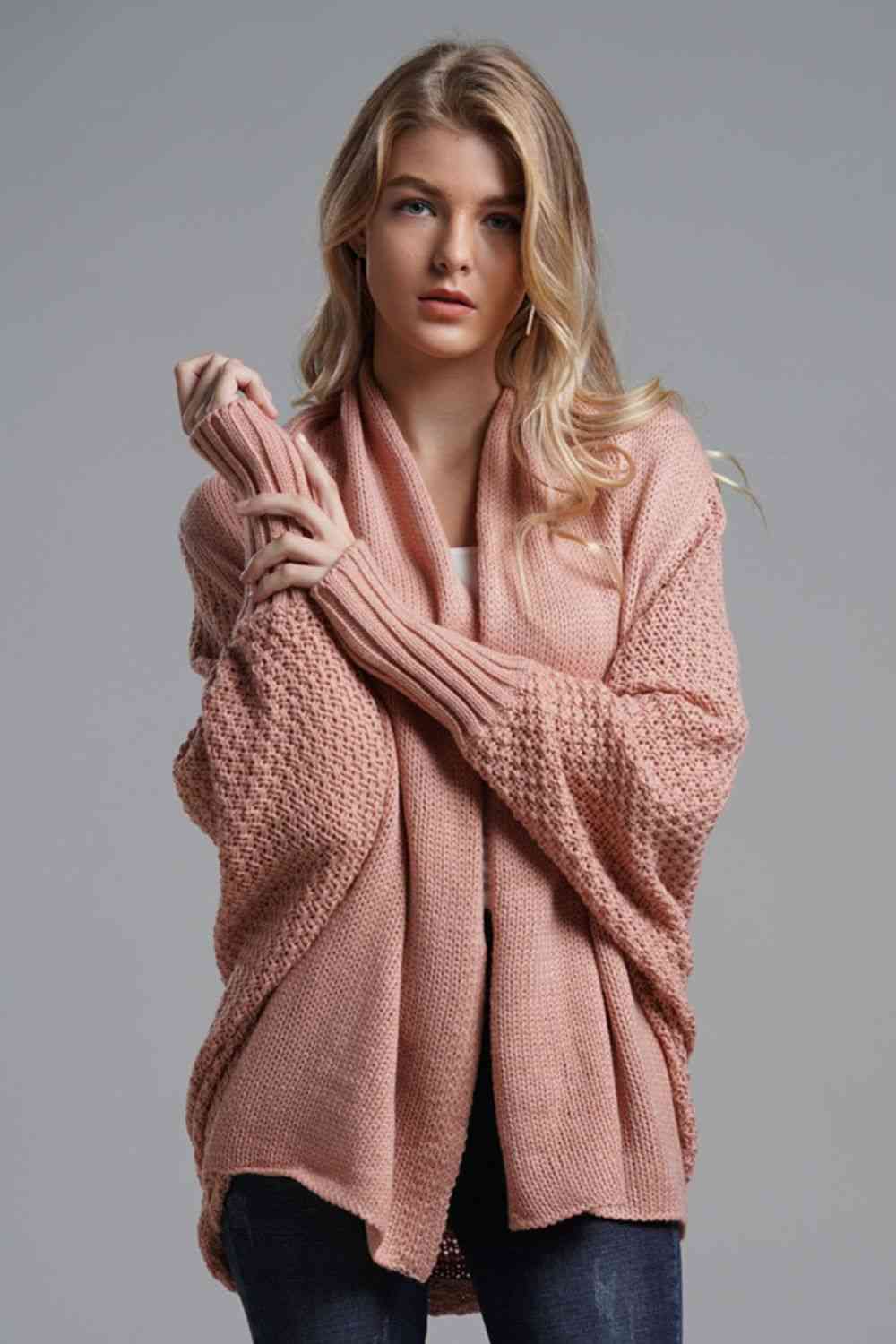 The Sadie Dolman Open Front Cardigan