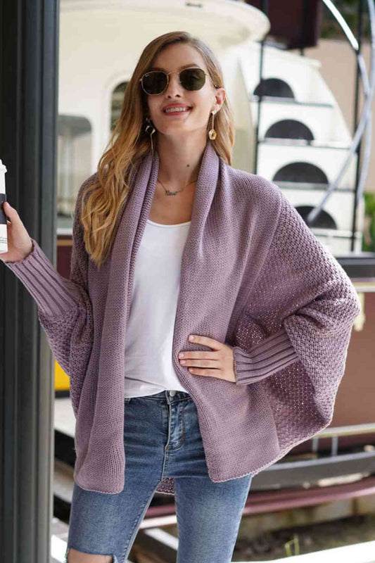 The Sadie Dolman Open Front Cardigan