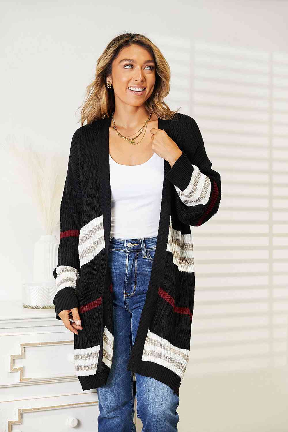 The Kinley Striped Cardigan