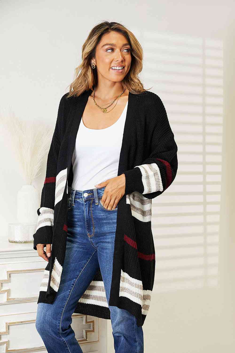 The Kinley Striped Cardigan