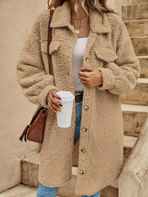 The Layla Button Down Cozy Coat